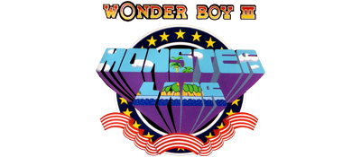 Wonder Boy III: Monster Lair logo for Sega Mega Drive
